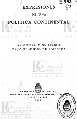 Expresiones de una política continental