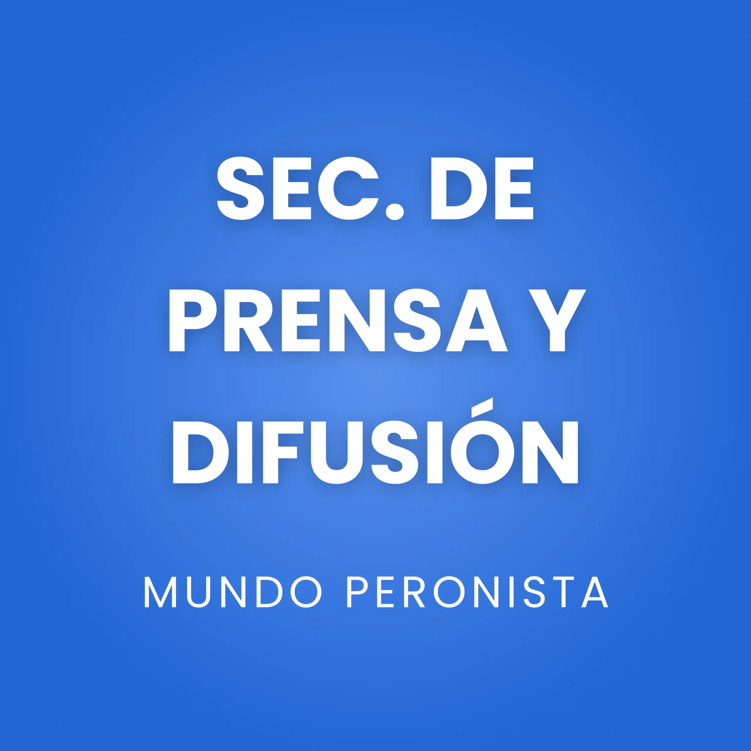 Secretaría de Prensa y Difusión